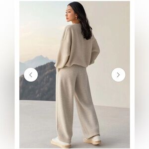 Joie 💯% 2 Ply Cashmere Drawstring Palazzo Pants